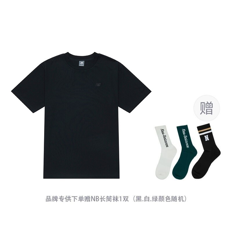 

Футболка мужская черная New Balance, черный