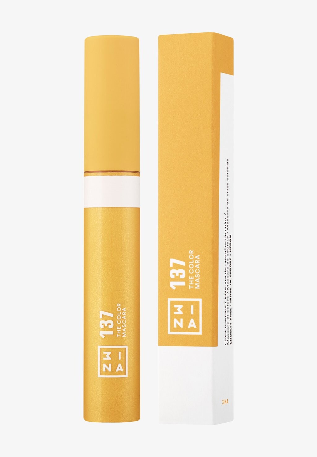Тушь для ресниц THE COLOR MASCARA 3ina, цвет 137 yellow — фото 2