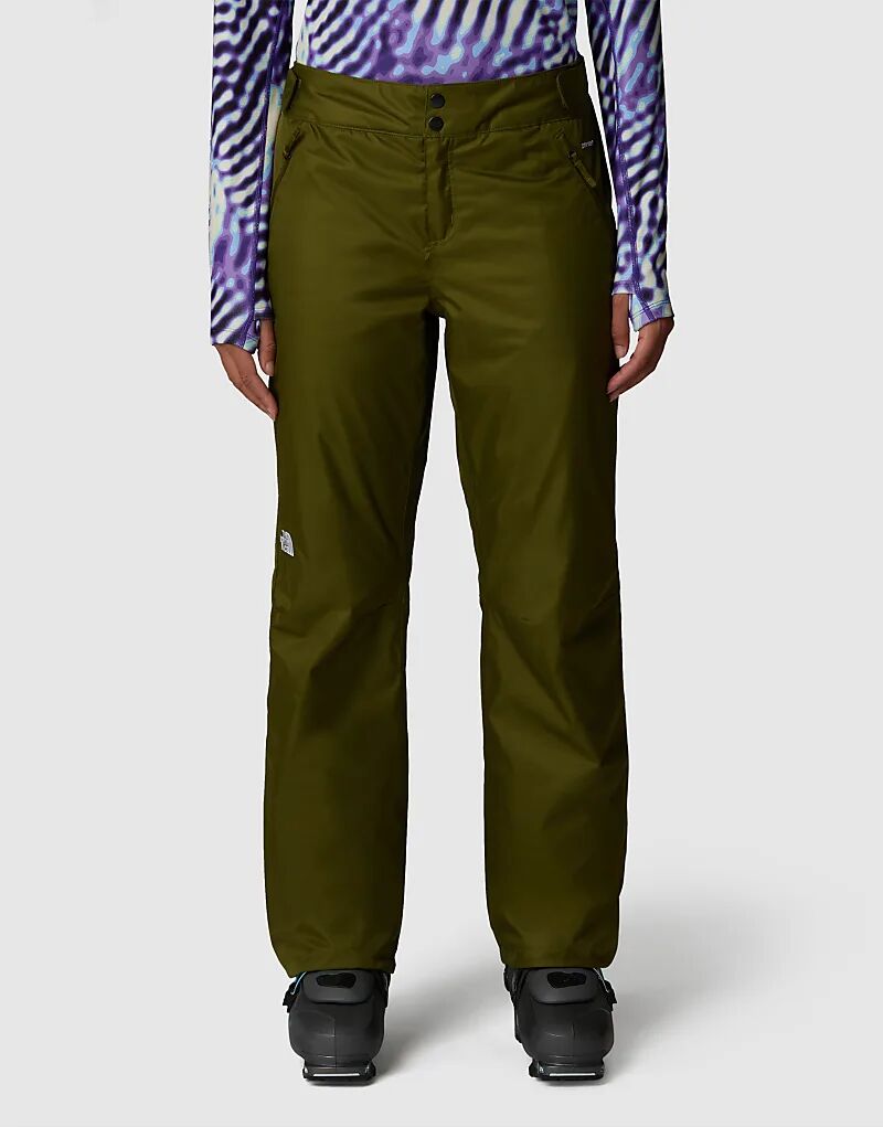 

Утепленные горнолыжные брюки The North Face Sally в оливковом цвете