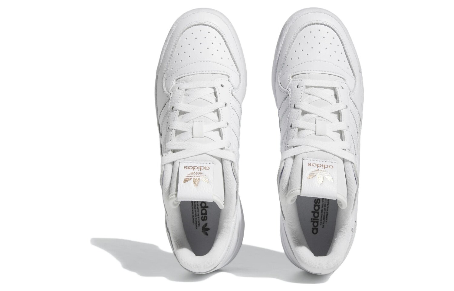 Adidas originals Wmns Forum Low, цвет «Белое розовое золото» — фото 4