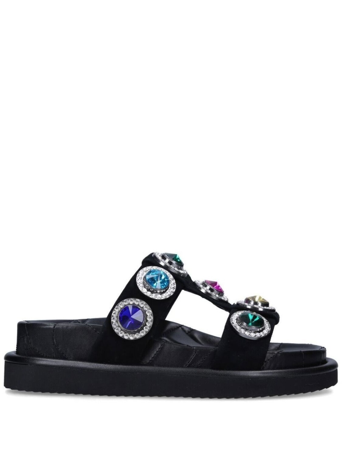 Шлепанцы Orson с кристаллами Kurt Geiger London, черный