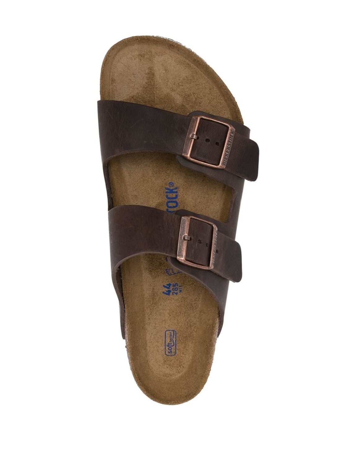 Сандалии Birkenstock Arizona Soft Footbed Natural Leather Oiled, темно-коричневый — фото 4
