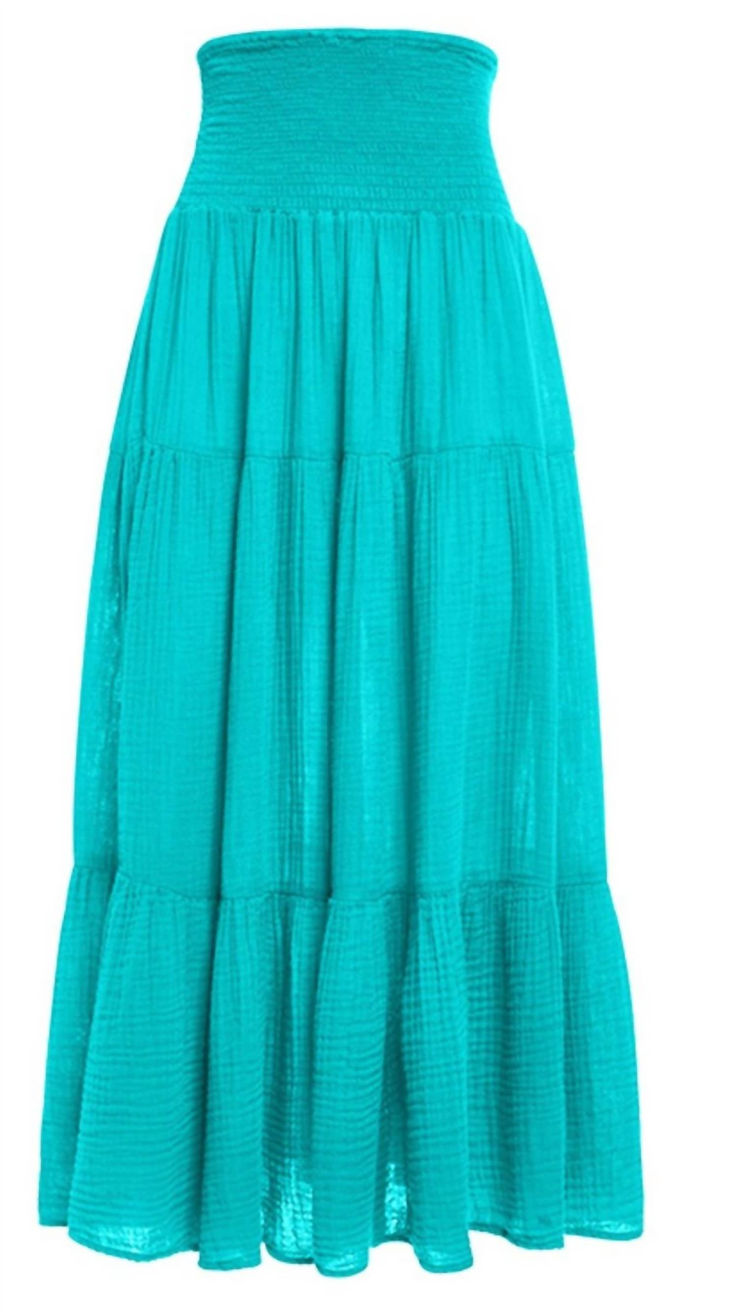 

Юбка-макси Smock в цвете Emerald Bay felicite
