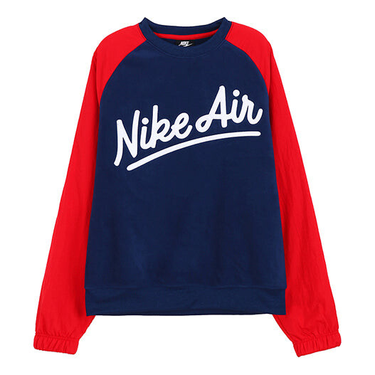 

Толстовка Nike AS Men's Sportswear Air Crew MX SSNL Blue VOID 'Red Blue', красный, Красный;синий, Толстовка Nike AS Men's Sportswear Air Crew MX SSNL Blue VOID 'Red Blue', красный