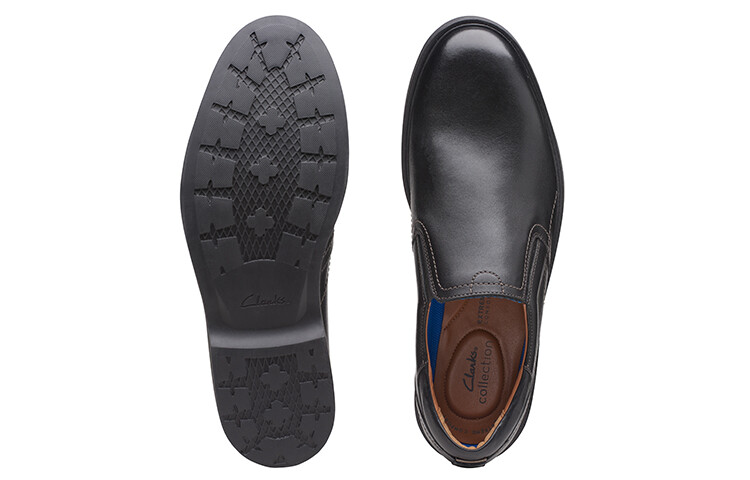 Туфли мужские низкие черные Clarks — фото 3