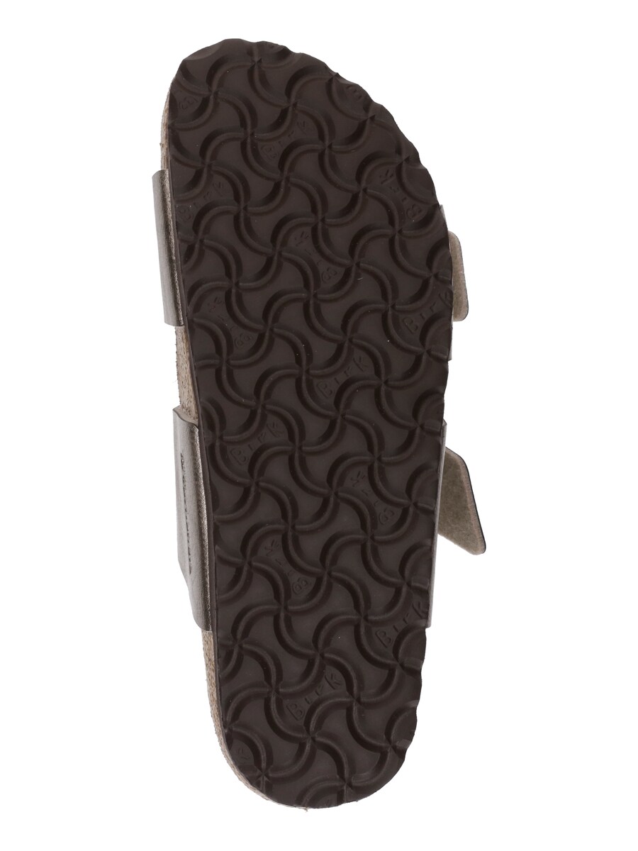 Мюли BIRKENSTOCK Sydney Cushion Buckle, серо-коричневый — фото 3