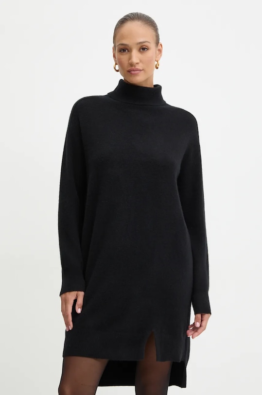 

Шерстяное платье Pinko, черный