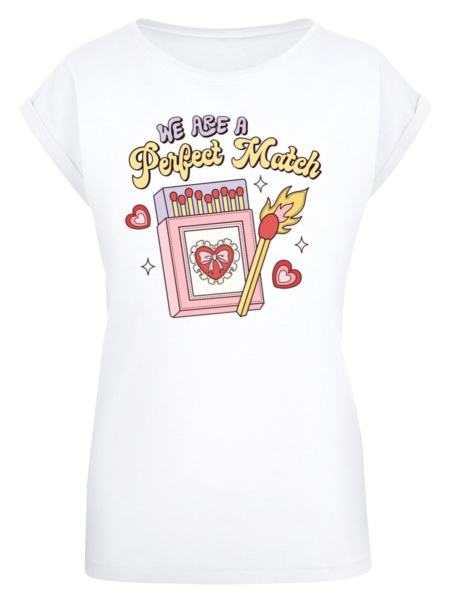 

Рубашка F4NT4STIC We Are A Perfect Match Love, белый