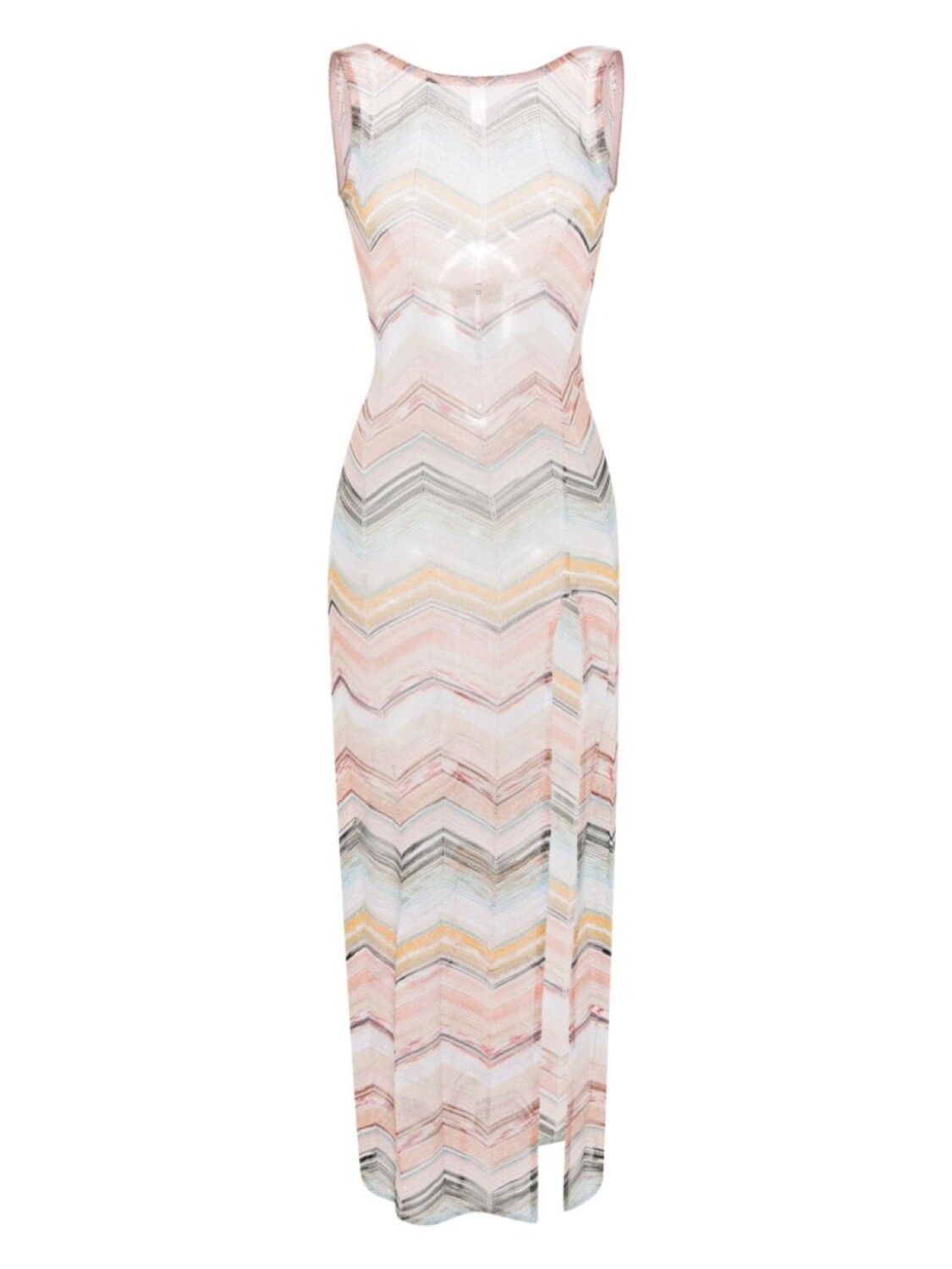 

Missoni пляжное платье с узором шеврон, розовый