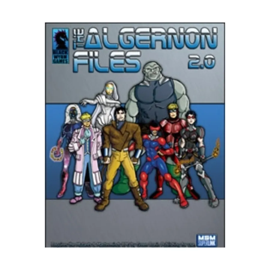 

Algernon Files #1 - Mutants & Masterminds (2nd Edition), Algernon Files (BlackWyrm Games), мягкая обложка