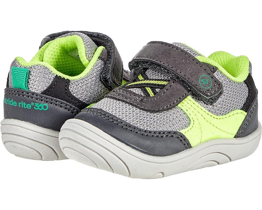 

Кроссовки Stride Rite 360 Gogo, цвет Grey/Neon