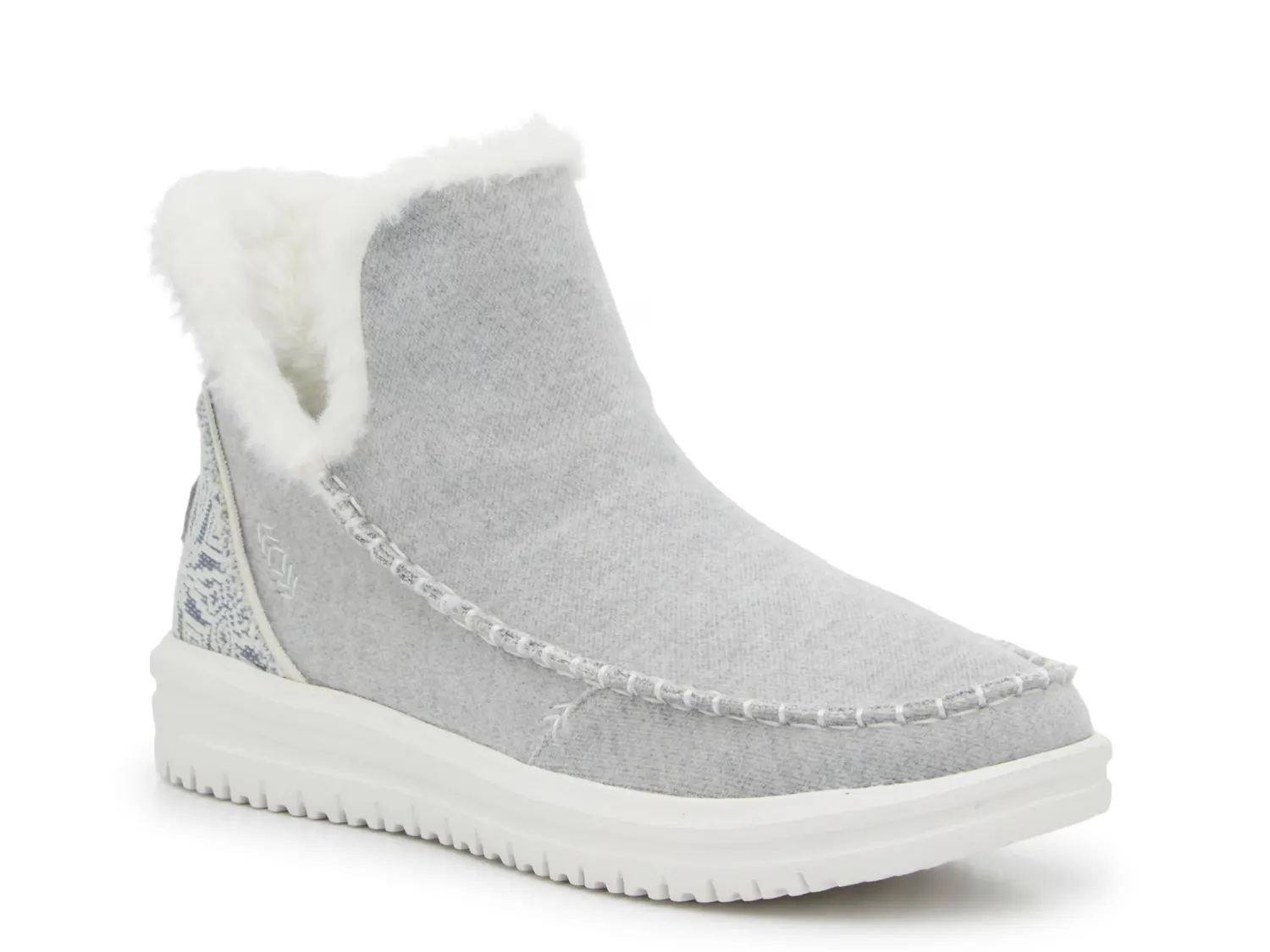 

Кроссовки Camden Cozy Trim Slip-On Heydude, серый