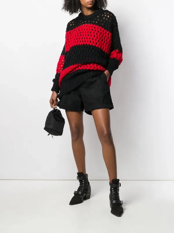 Объемный толстый свитер Dsquared2, черный — фото 2