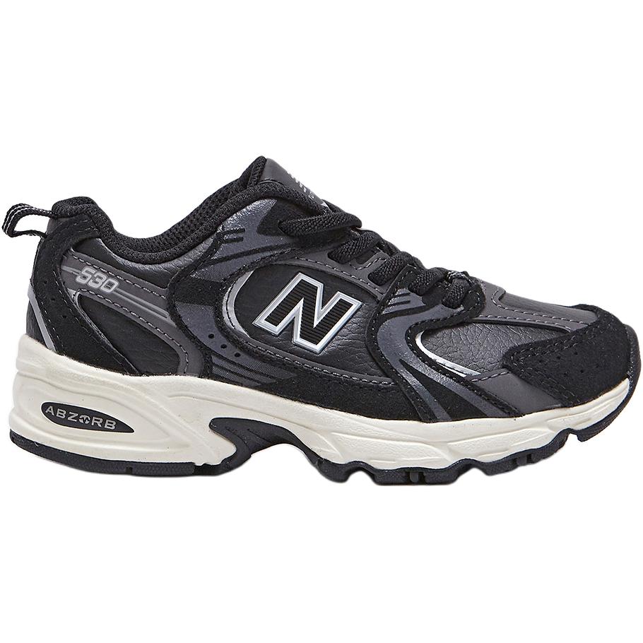 New Balance NB 530 амортизирующие, износостойкие низкие детские повседневные кроссовки black kids' — фото 3