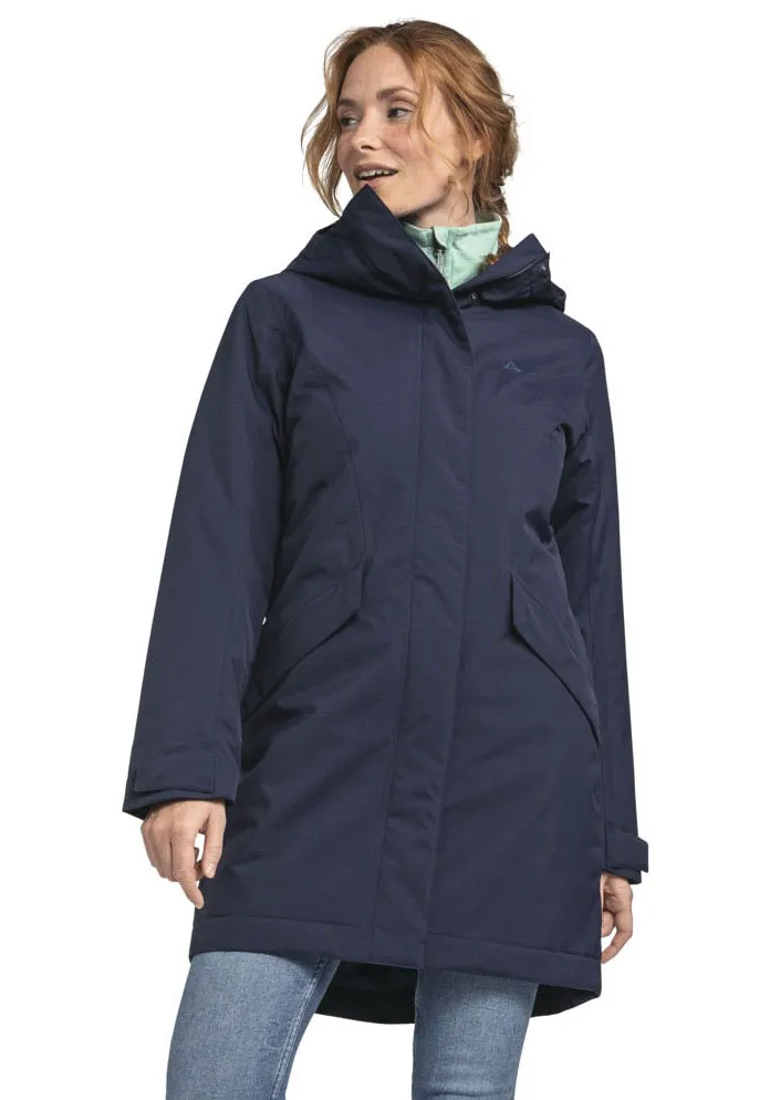 

Schöffel Parka "ORLANGEN", с капюшоном, согревающая, дышащая, водоотталкивающая и ветрозащитная, синий