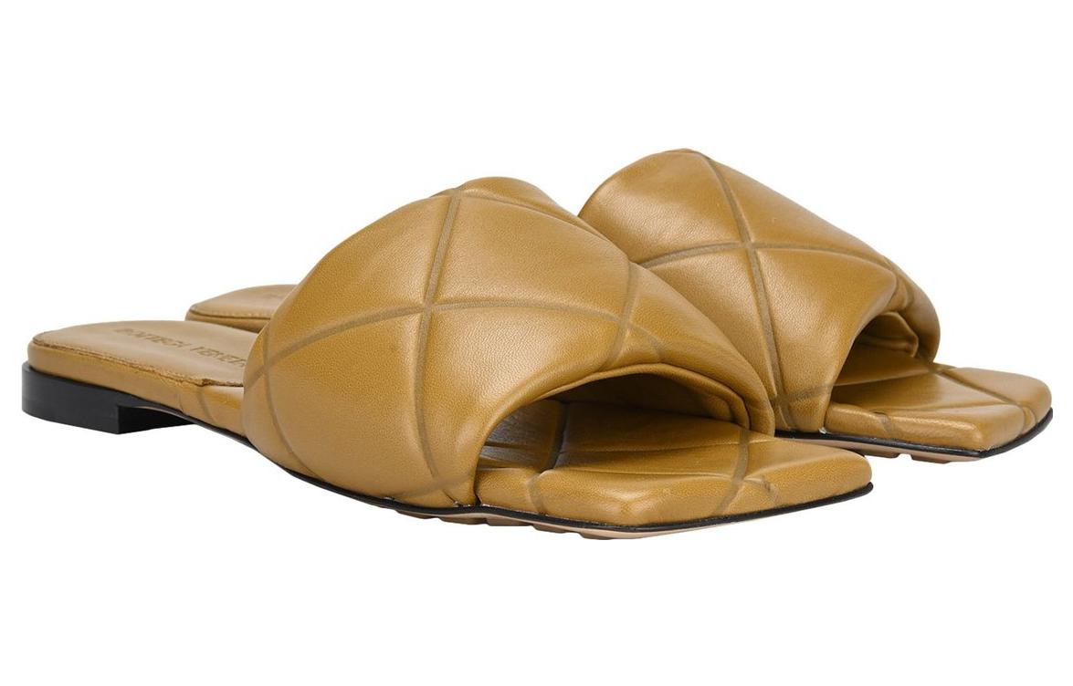 Lido Quiet Slide Слипоны Женские Earth Yellow Bottega Veneta — фото 3