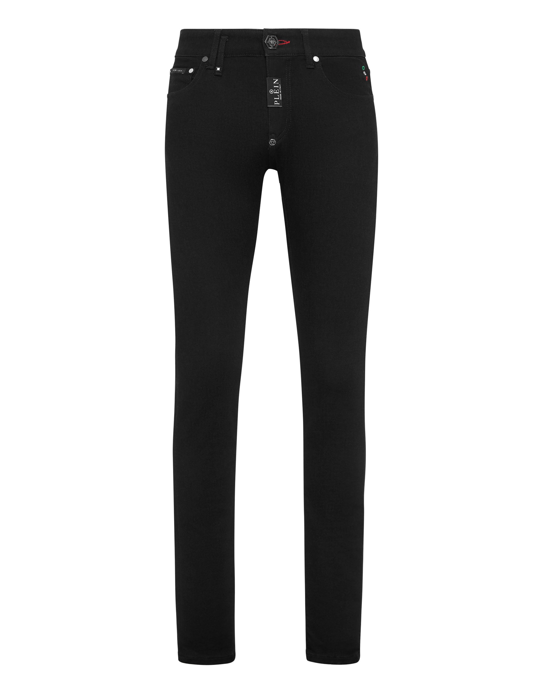 

Джинсовые брюки Super fit Hexagon PHILIPP PLEIN, цвет noir plein
