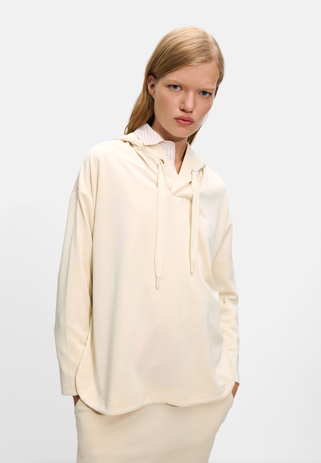 

Толстовка с капюшоном ONLINE EXCLUSIVE - Long sleeved top PARFOIS, белый