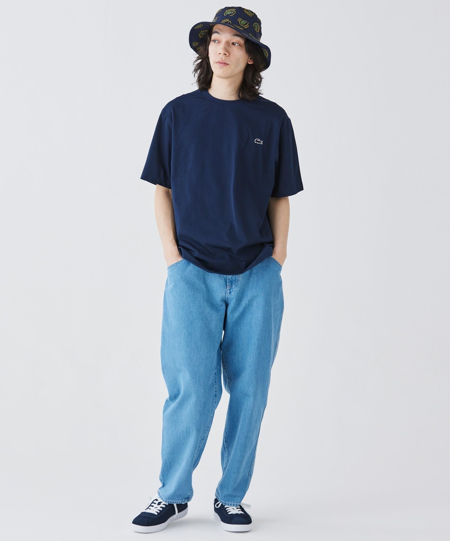 Футболка LACOSTE Контурные Часы, Navy — фото 2