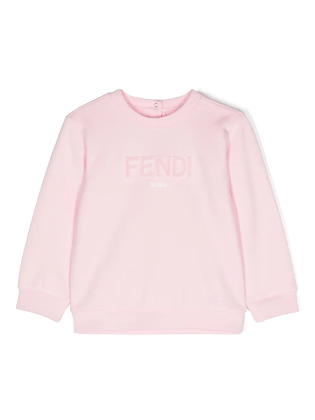 

Толстовка с логотипом Fendi Kids, розовый