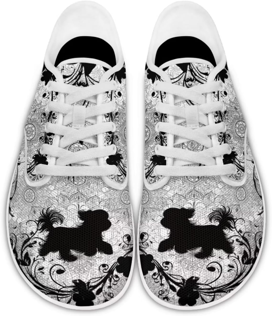 

Кроссовки для ходьбы с широким носком, обувь для ходьбы Pointodoor, Shih Tzu Boho Mandala