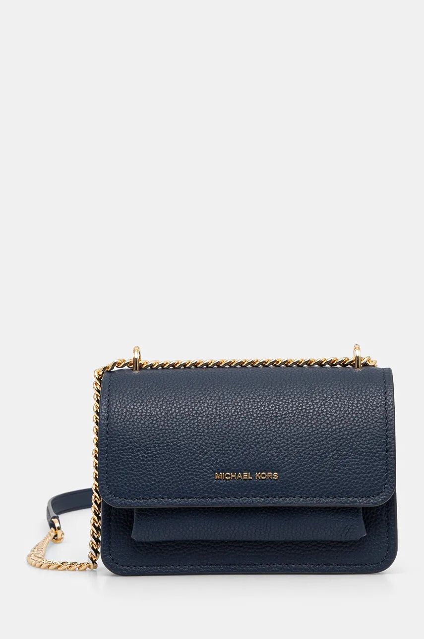 

Кожаная сумка MICHAEL Michael Kors, темно-синий