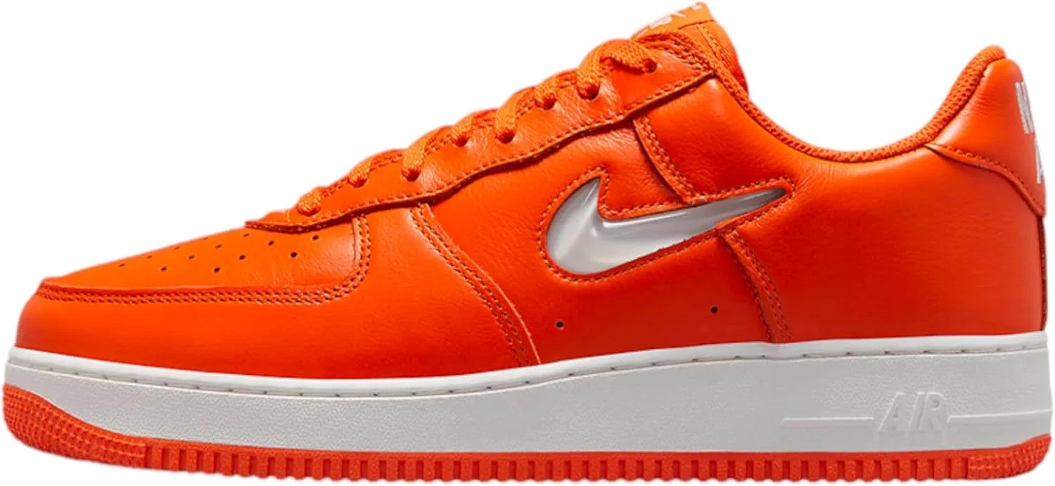 Кроссовки Nike Air Force 1 '07, оранжевый Safety Orange Summit White