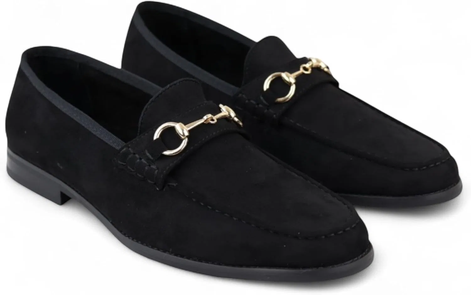 Мокасины мужские замшевые Dolcetto Moccasin, Black Infinity Leather — фото 3