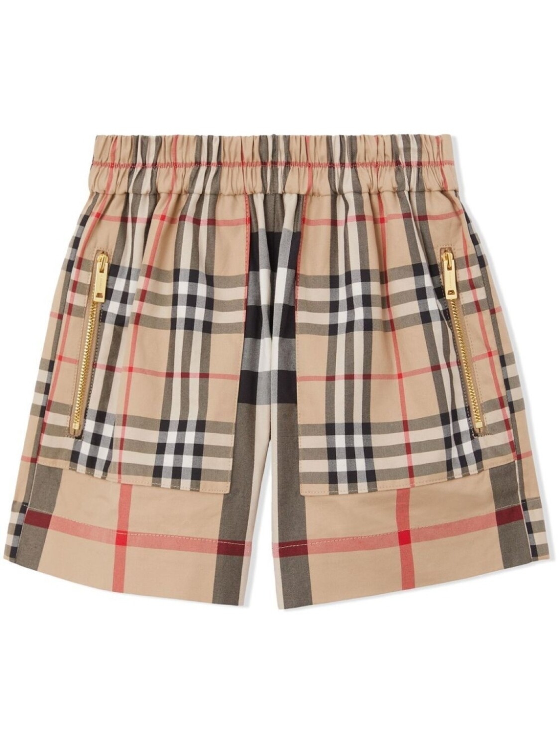 

Burberry Kids шорты в клетку Vintage Check, нейтральный цвет