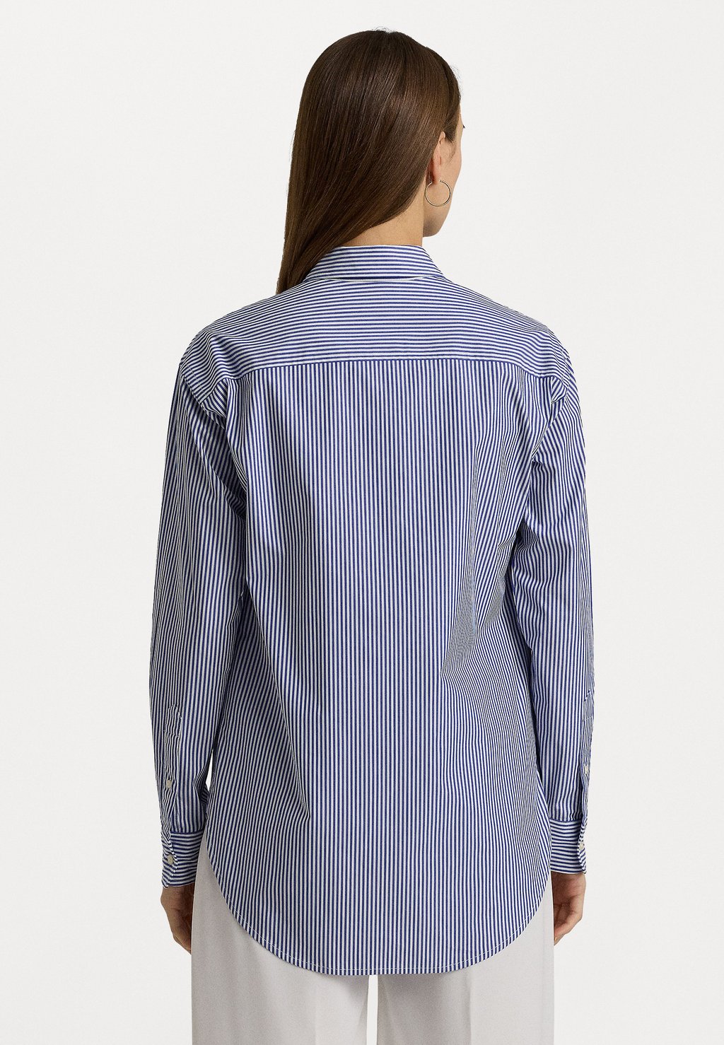 

Рубашка RELAXED FIT STRIPED STRETCH COTTON SHIRT Ralph Lauren, белый