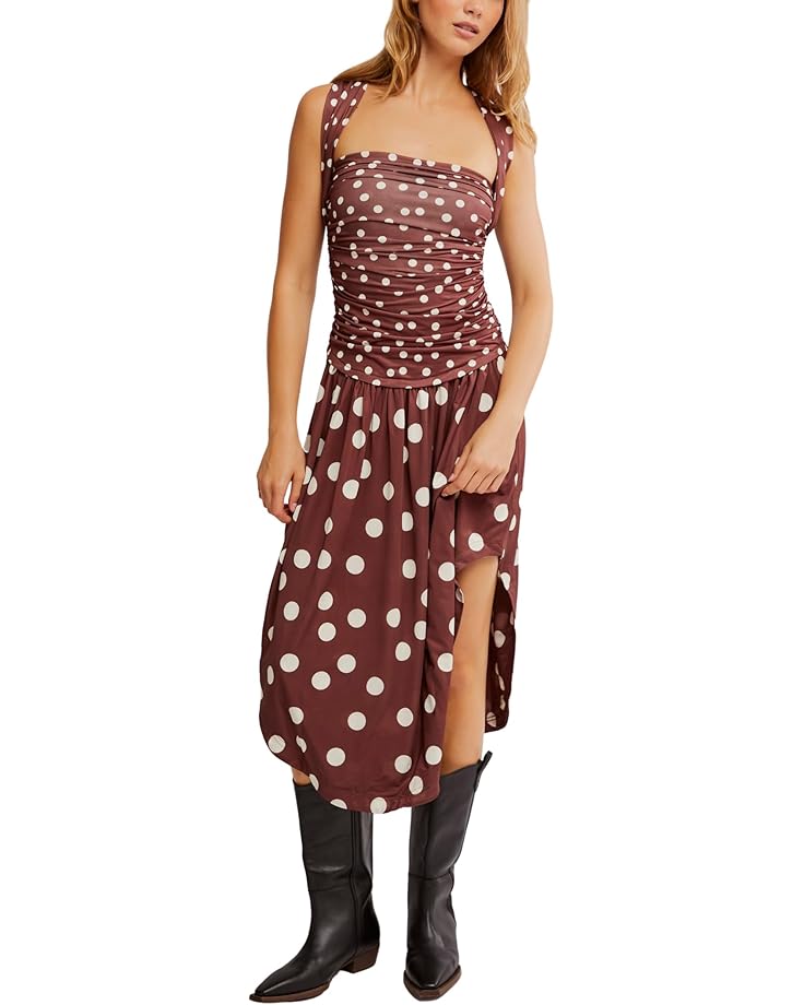 

Платье Free People Raylon Midi, цвет Chocolate Combo