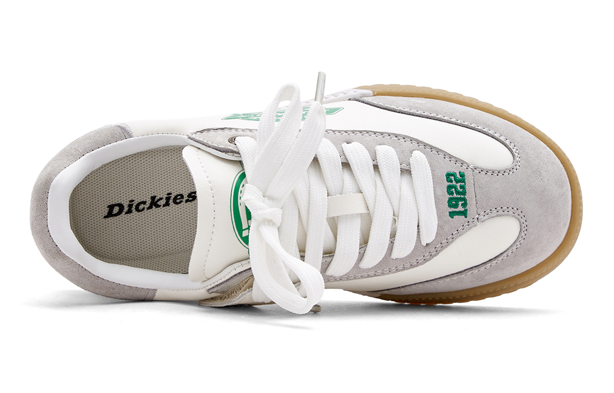 Низкие повседневные кроссовки для детей Dickies, белый/зеленый — фото 4