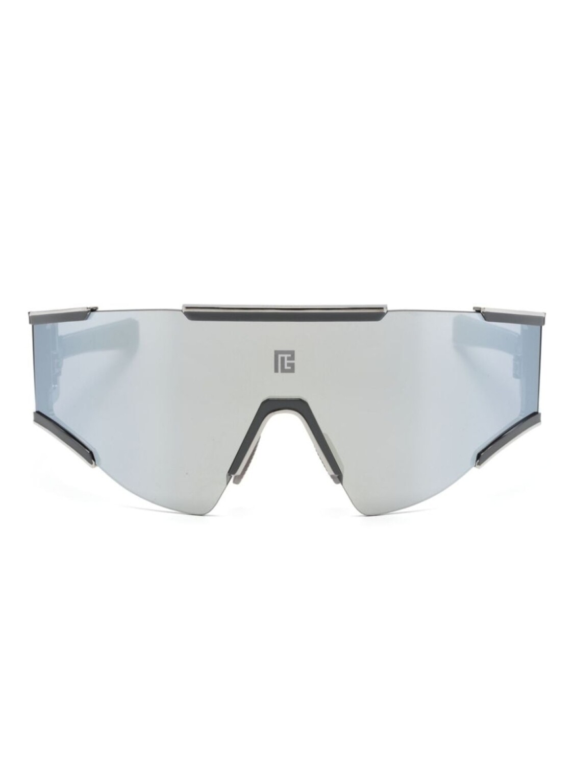 

Balmain Eyewear солнцезащитные очки-маска Fletche, серебристый
