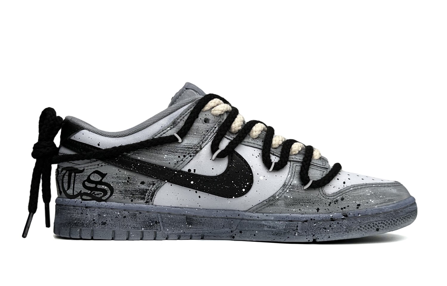 

Кроссовки Nike Dunk, серый/белый