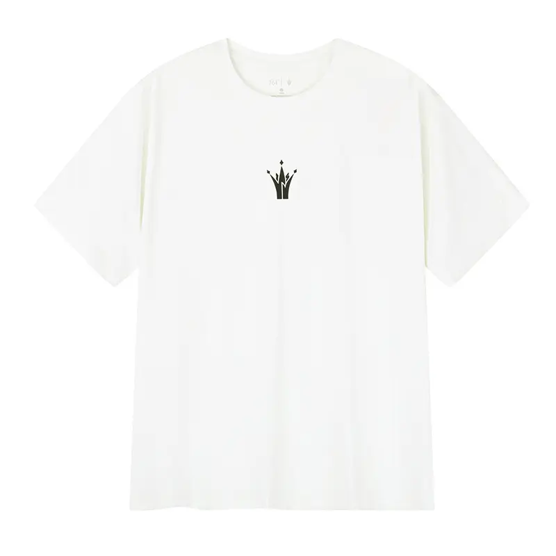 

361° Футболка мужская белая с круглым вырезом умеренно прямого кроя