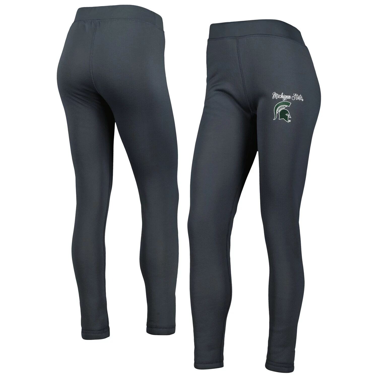 

Женские леггинсы Concepts Sport Charcoal Michigan State Spartans, оптимистичные леггинсы из шерпы