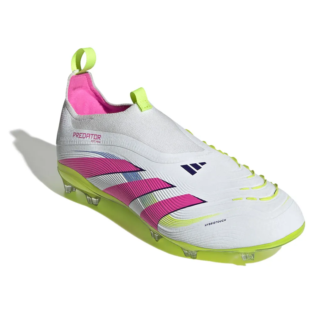 Футбольные бутсы adidas Predator Elite Laceless FG kids, белый — фото 4