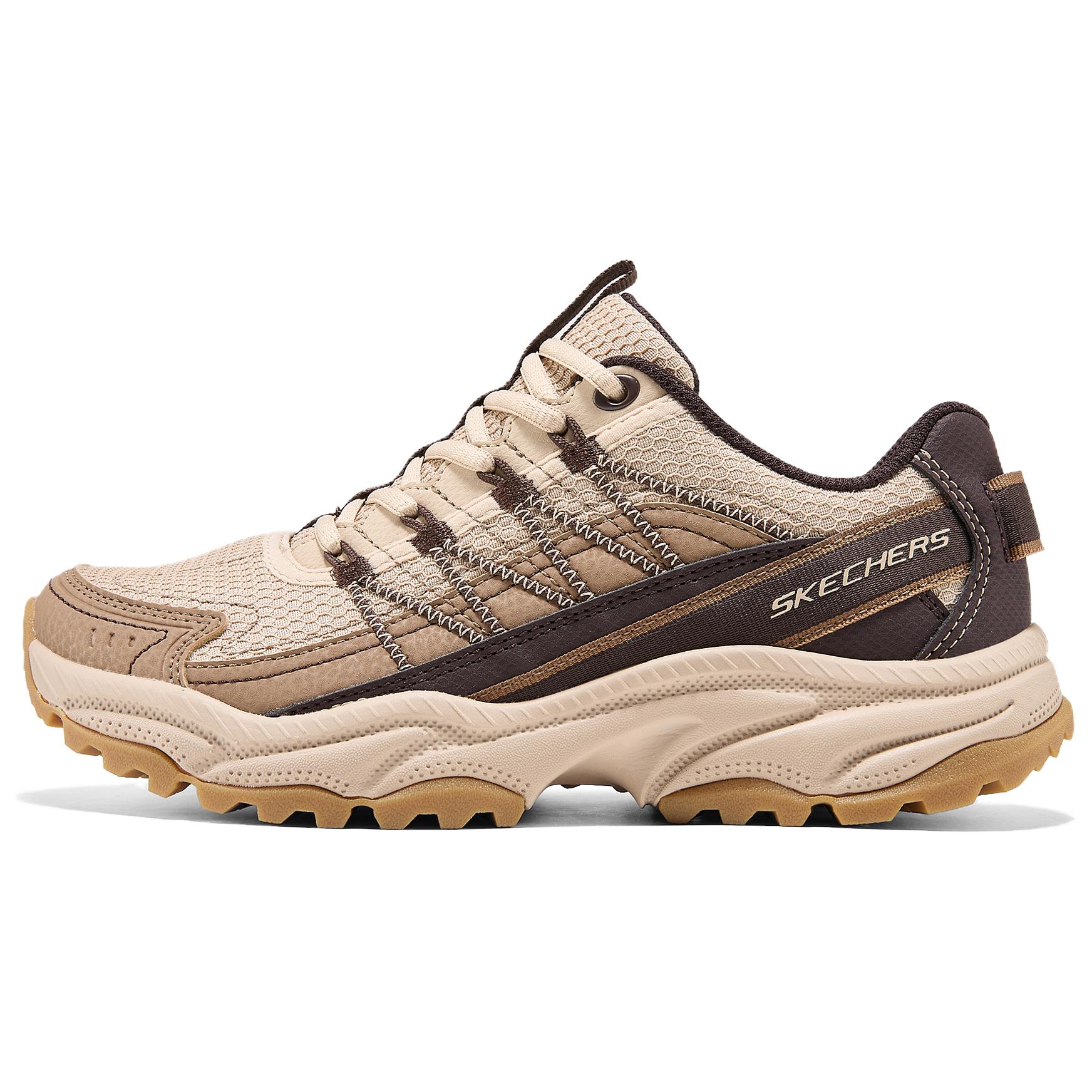 

Skechers Кроссовки для походов Low top Women's Brown с циановой подкладкой, амортизацией, устойчивостью к истиранию, дышащие, с эффектом отскока