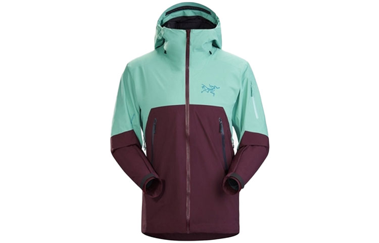 

Arcteryx Ветровка мужская водонепроницаемая ветрозащитная дышащая, Dark Red-Freeblast