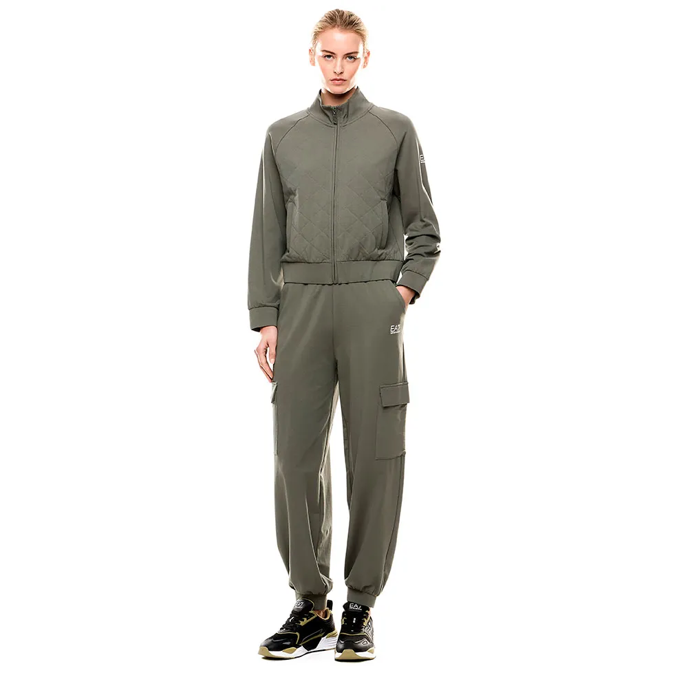 

Спортивный костюм EA7 EMPORIO ARMANI Trai Quilted Tt Cargo Ch, зеленый