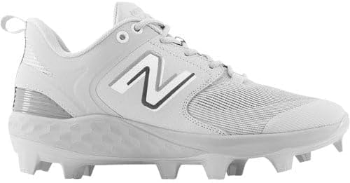 Бейсбольные кроссовки New Balance Fresh Foam 3000 V6 для мужчин, белый/серый — фото 4