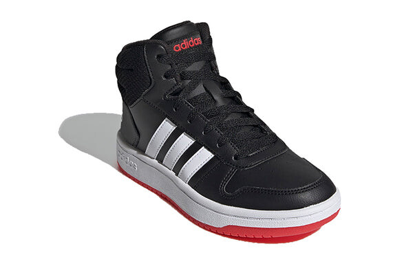 Кроссовки hoops 2.0 mid j Adidas, черный — фото 3