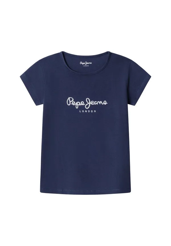 Футболка hana с блестящим принтом Pepe Jeans, Navy