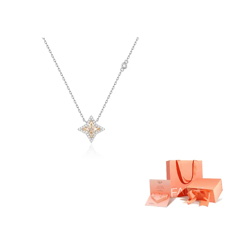 

FANCI Колье из стерлингового серебра 925 пробы, коллекция Radiant, для женщин