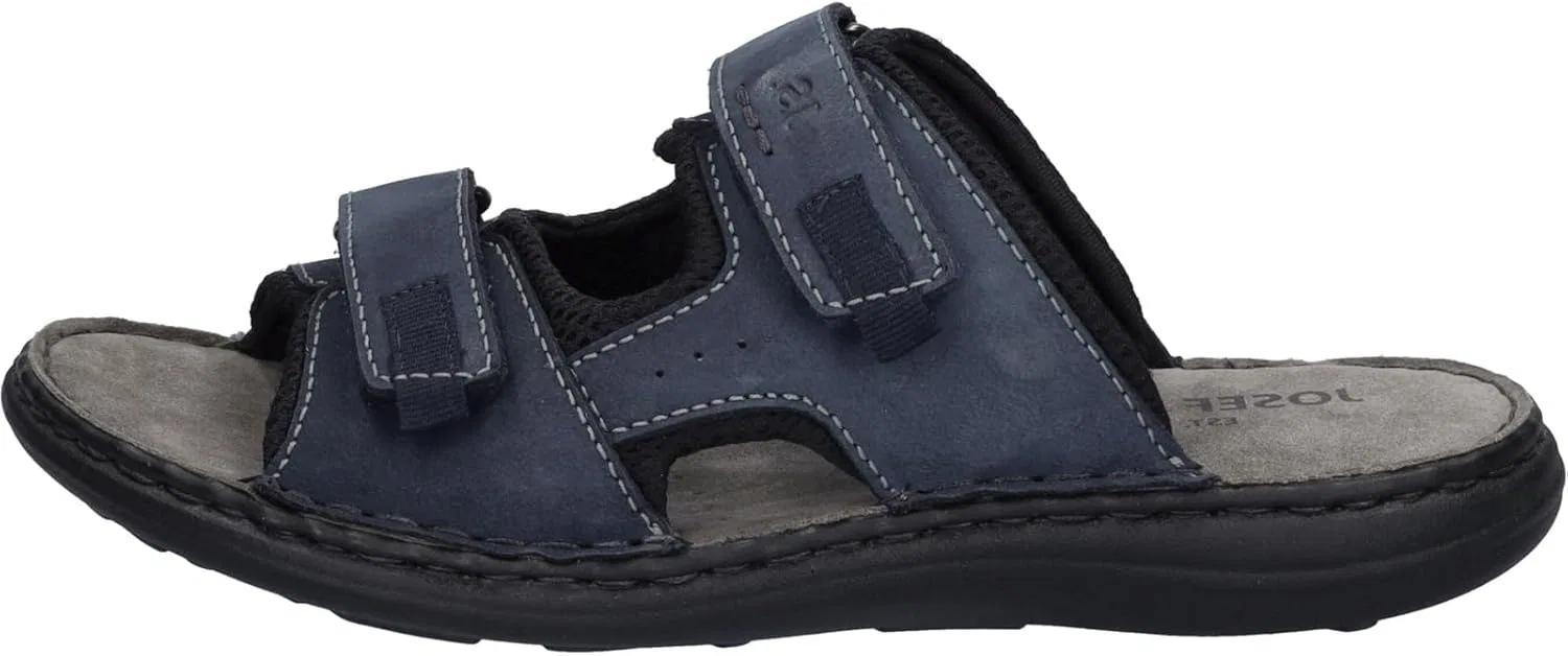 Классические мужские сандалии Josef Seibel Vincent 14, ширина G (стандартная), Jeans Combi — фото 2