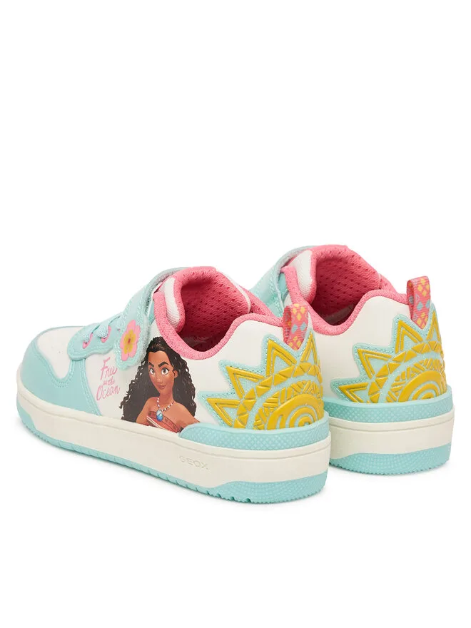 Кроссовки J Washiba Girl J65HXC 054AJ C0817 S красочные Geox, бирюзовый/белый — фото 3