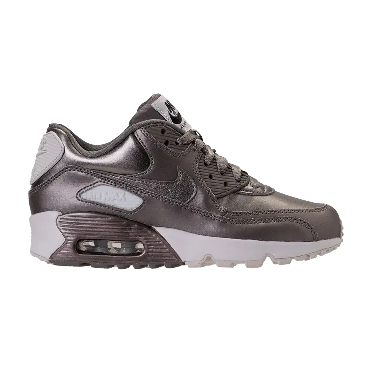 

Кроссовки Nike Air Max 90 SE GG 'Metallic Pewter', серебряный