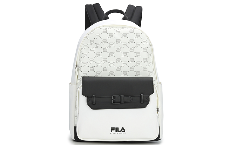 

FILA Рюкзак с мозаикой из синтетической кожи и текстиля, стандартный, унисекс, белый