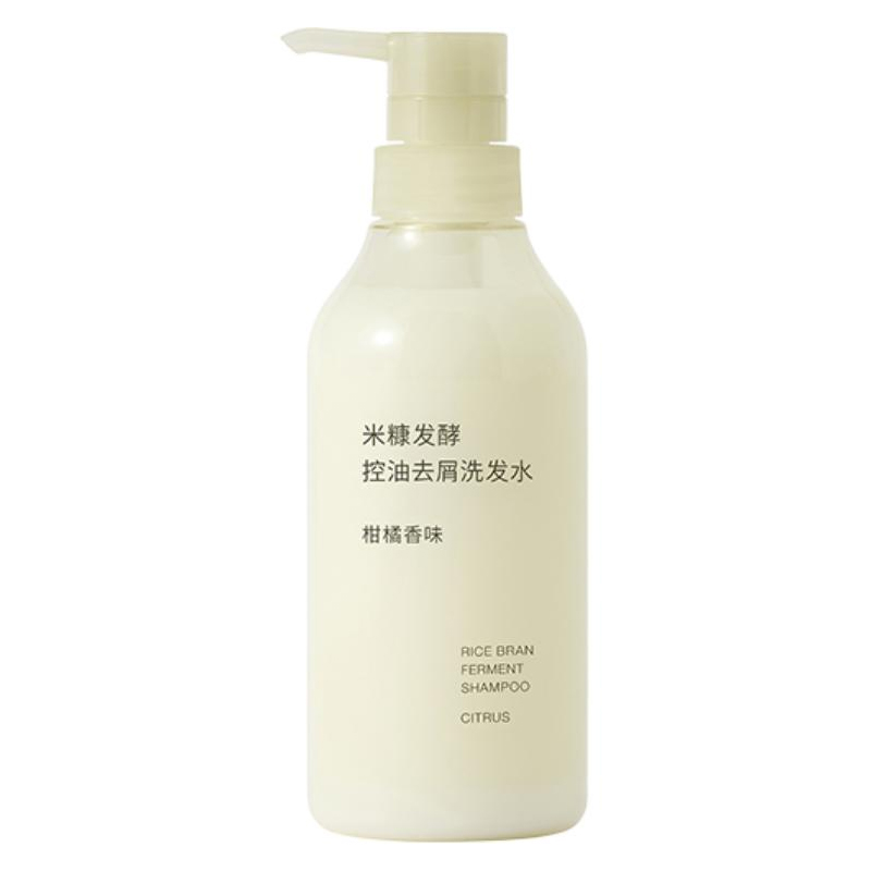 

Шампунь с ферментированными отрубями риса для глубокого очищения и увлажнения, 400 мл MUJI, citrus