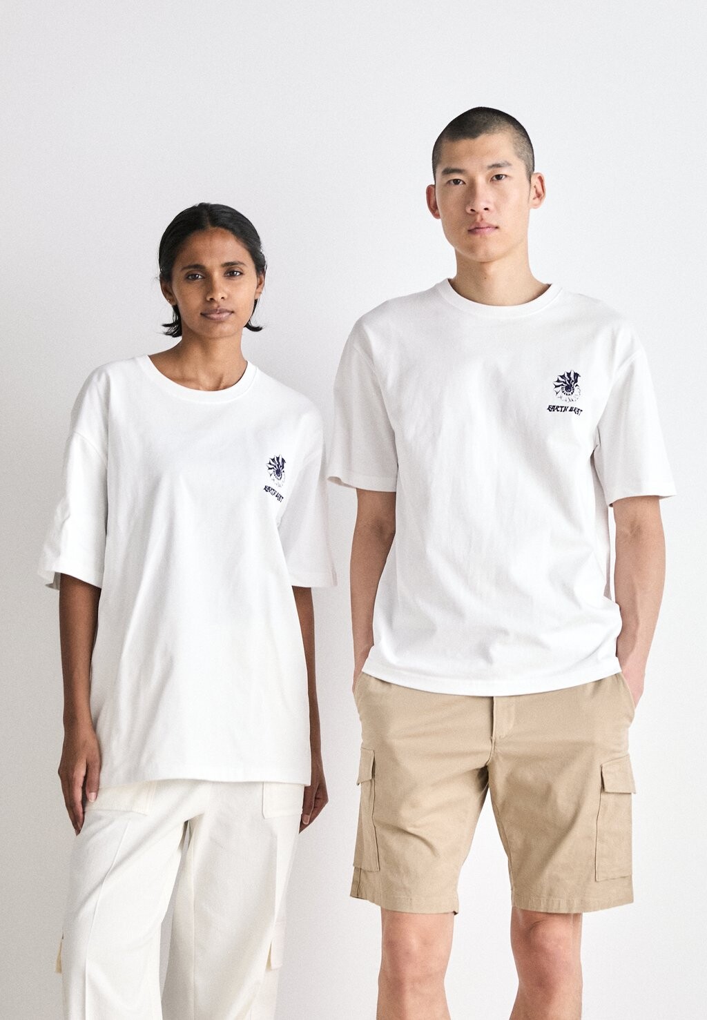 

Футболка с принтом SAWIND UNISEX Samsøe Samsøe, цвет white